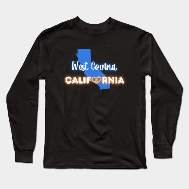 West Covina, California! Pretzels! (CXG Inspired) Long Sleeve T-Shirt by Ukulily